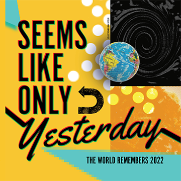 Preview of the Graphic Design for the World Remembers Book and Poster
